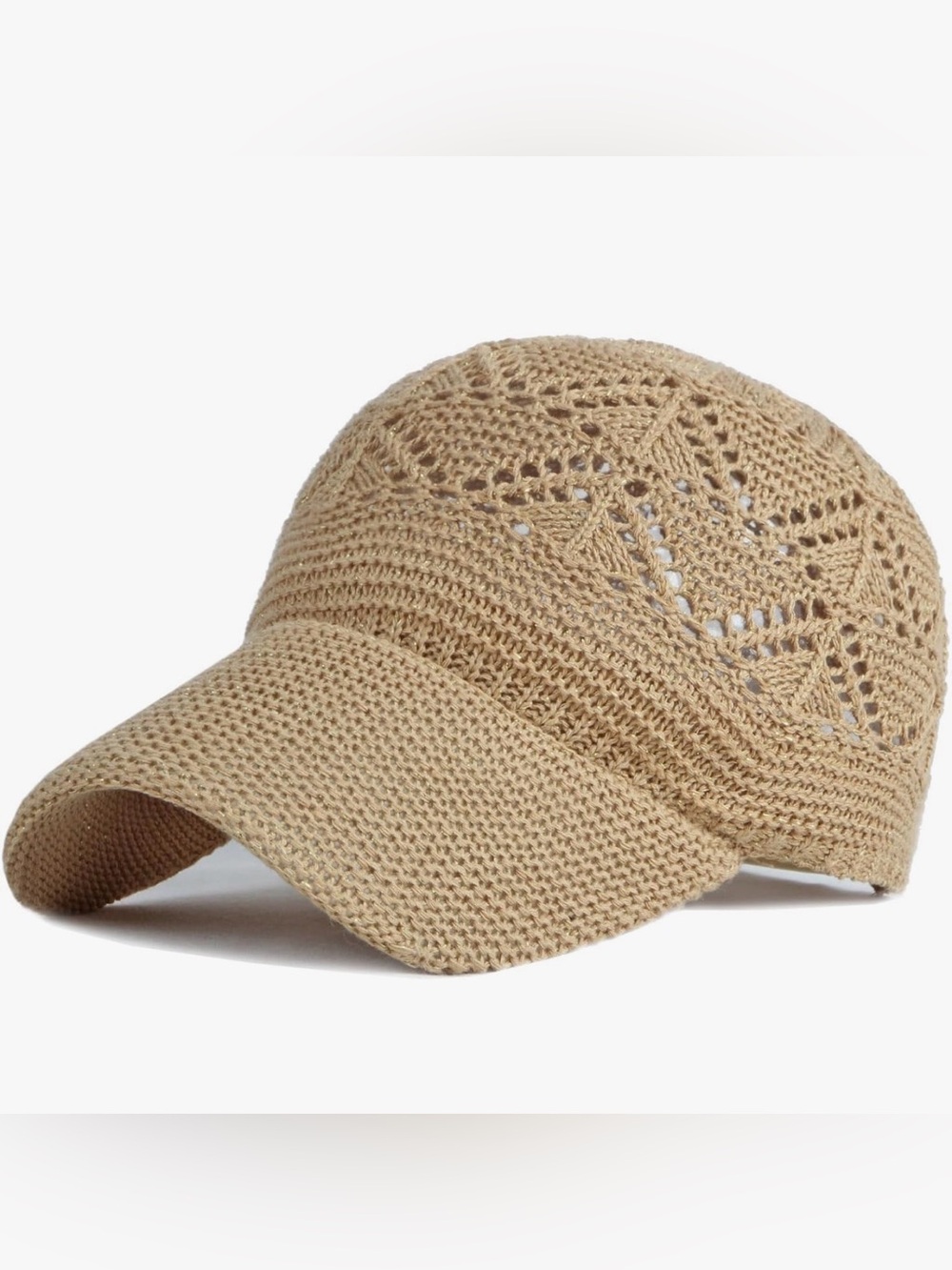 Crotchet knit baseball hat